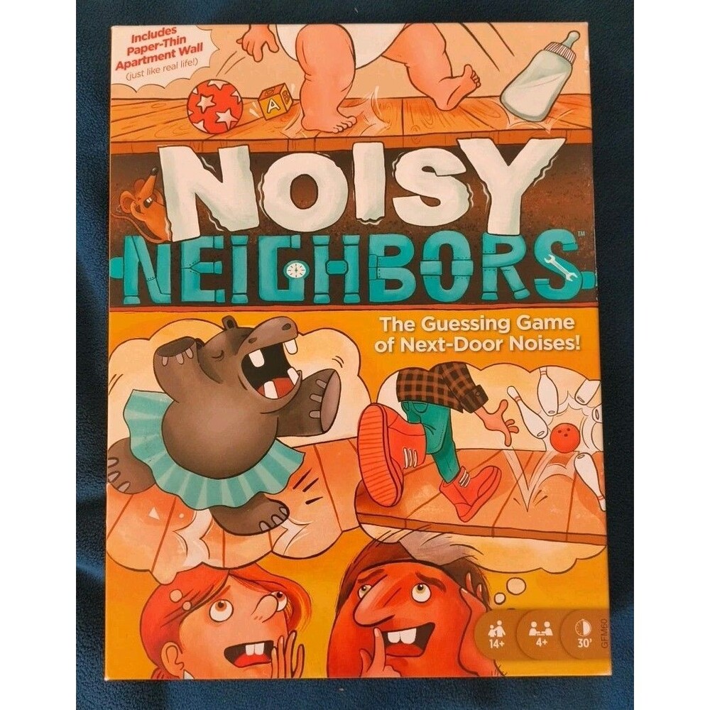 2018 NOISY NEIGHBORS The Guessing Game of Next Door Noises 100% Complete